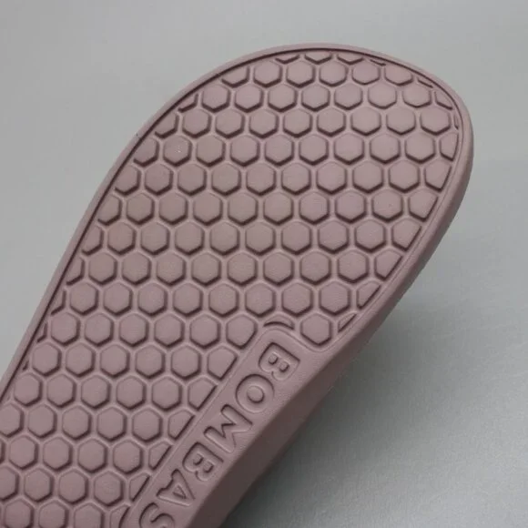 Bombas Ladies 8 Friday Slides Dusty Rose Pink Sandals Slip-on Mules 2-strap Shoe - Picture 9 of 12